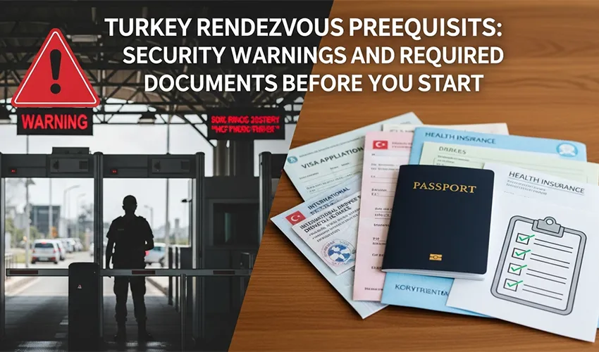 پیشنیازهای راندوو ترکیه: هشدارهای امنیتی و مدارک لازم قبل از شروع