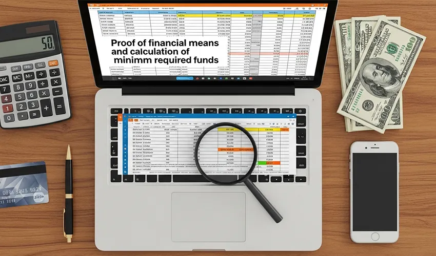 اثبات تمکن مالی و محاسبه حداقل وجوه مورد نیاز