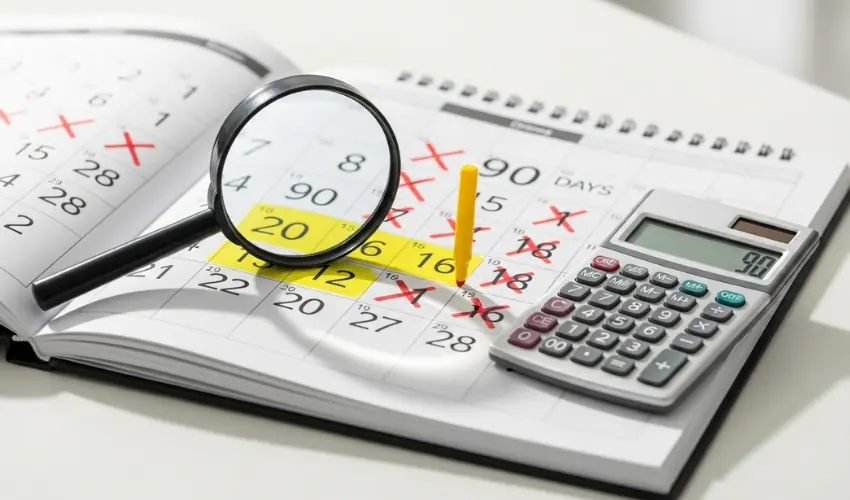 Calculation of the 90 days in 180 days Turkey stay rule