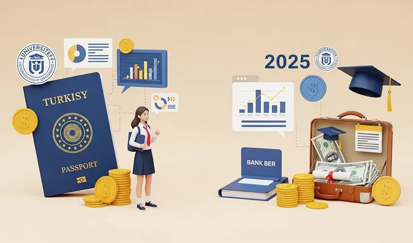 شرایط تمکن مالی ویزای تحصیلی ترکیه ۲۰۲۵؛ مبلغ دقیق و مدارک بانکی
