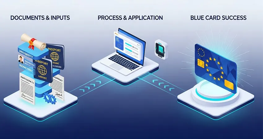 مراحل دریافت و مدارک لازم برای کارت آبی (آپدیت ۲۰۲۵)
