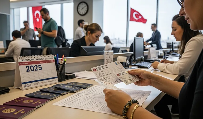 تمدید اقامت توریستی ترکیه