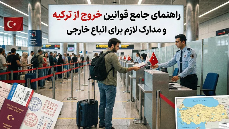 قوانین خروج از ترکیه و مدارک لازم برای خروج بدون دردسر